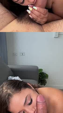 Thirsty Stepsister-in-law Lindaclaus POV Foot Worship & Rough Creampie