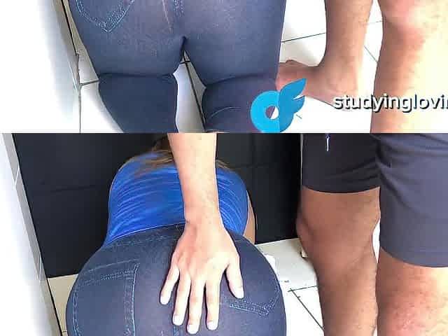 DRY HUMPING and SIMULTANEOUS CLIMAX with my FIT maid
