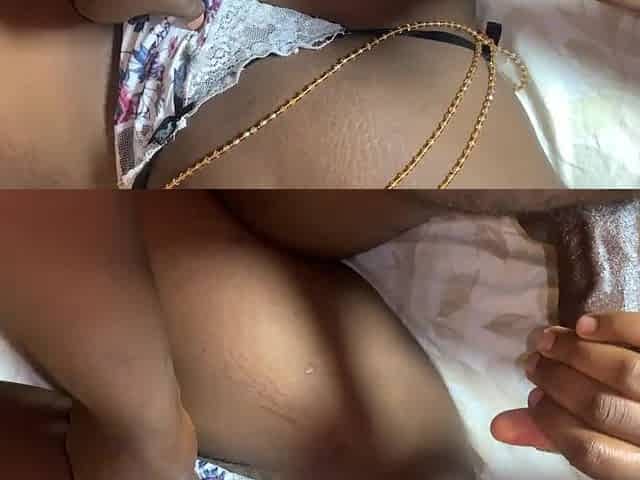 Panty screwing my Afro girlfriend