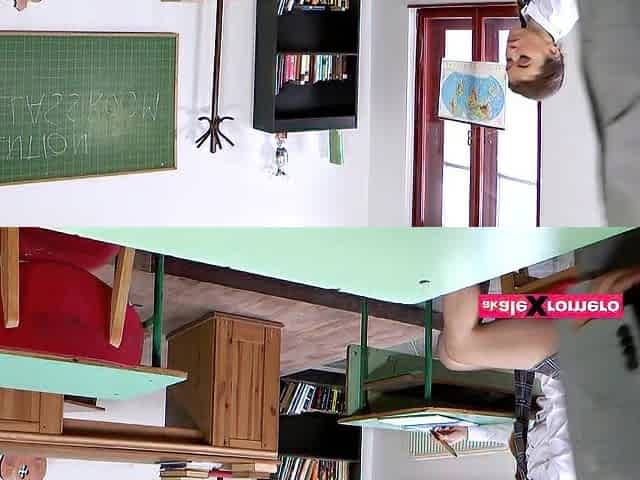 Nympho student wishes teacher's penis (short)