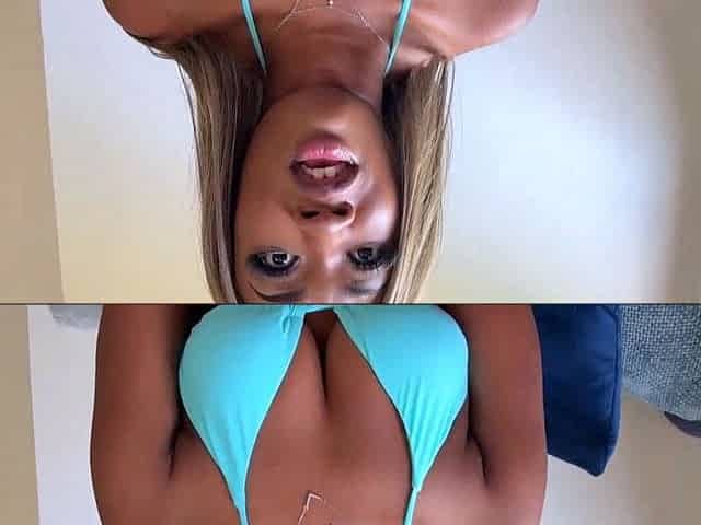 Ebony stepsister sneaks to pool to get bred by brother