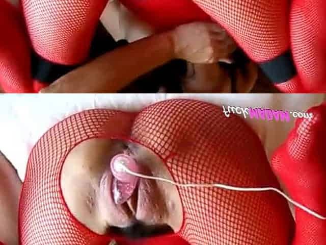 Japanese MILF Uses a Vibrator on Her Small Tits and Tight Pussy