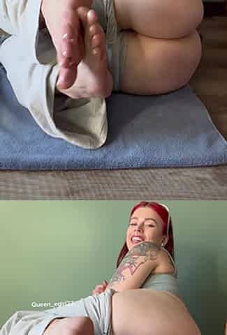 MILF Butt sex Roleplay With Big Black Dildo