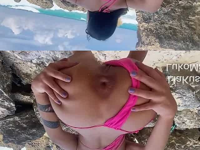 Hardcore Anal banging on a public beach they find us Ft LukoMaluko Liakush