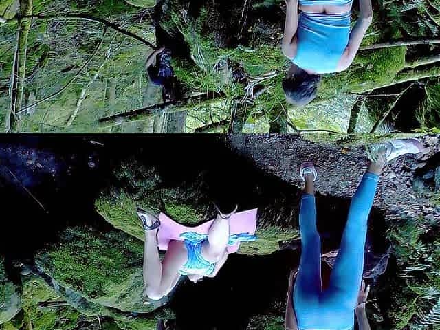 A voyeur in the forest screws two mother I'd like to fuck
