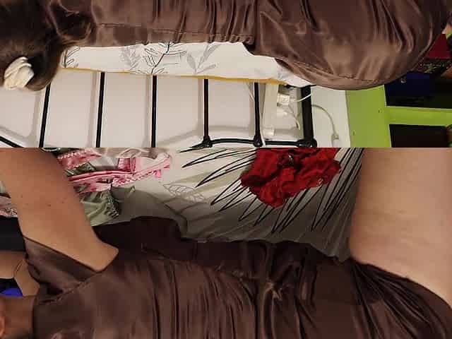 2562Eo_01 - French Amateur Bang in Satin Clothing and Underware
