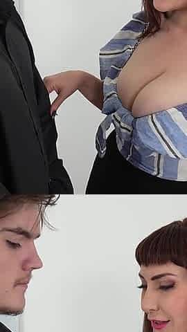 AuntJudysXXX - Busty Redhead Boss Lady Melody Mynx Fucks Her Office Intern