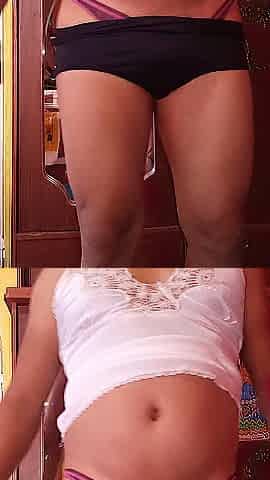 Modeling my wife's pantyhose