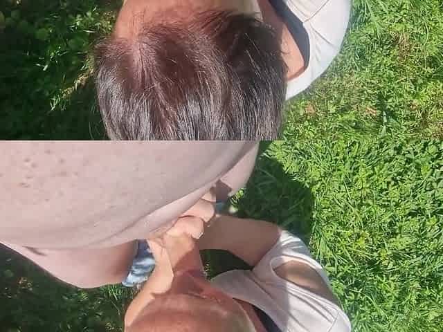 German Milf Gets Her Holes Stuffed While Berry Picking And Leaks Completely