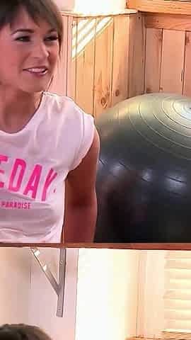 Personal Coach Threesome Workout with Big Black Cock