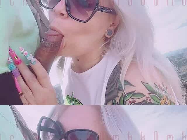 Giving a random stranger a blow job & some cunt on my morning hike