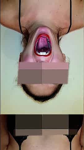 Beauty Giant Throat & Lengthy Tongue