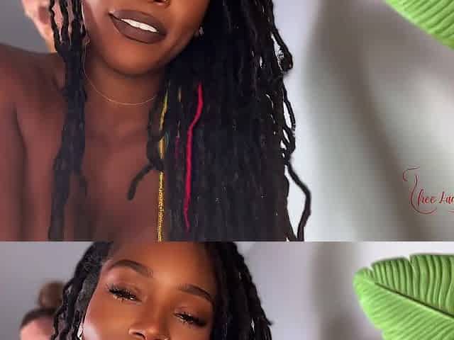 BWC Stretching My Juicy Ebony Twat Fills Me With a Creampie