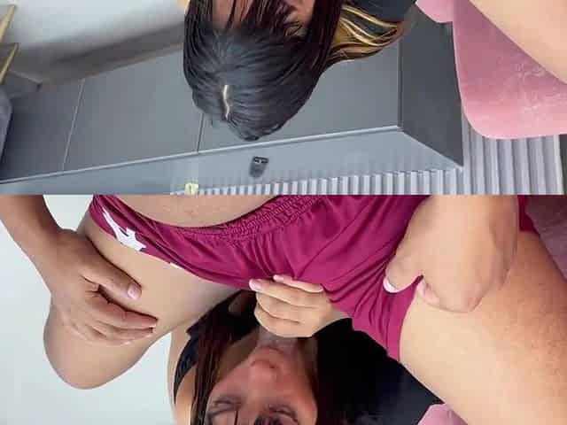 My Big Ass Latina Stepsister Gives Me A Nice Blowjob Until She Makes Me Cum Hard In Her Tight Pussy