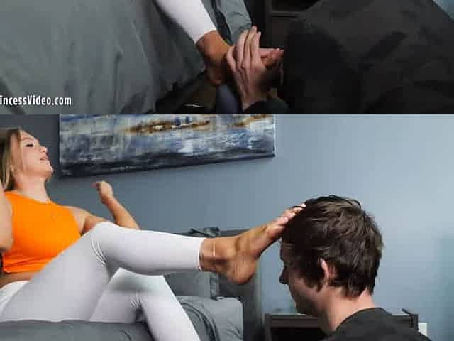 Brat Princess2 Hannah Innocent Foot Worship Curiosity