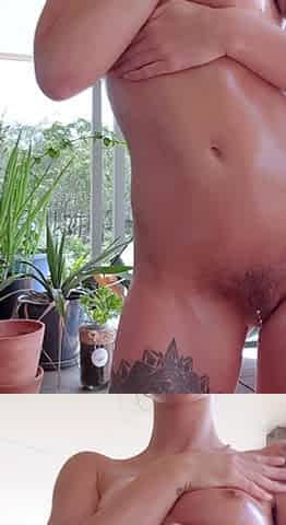 Sexy beautiful ass brunette babe outdoor solo