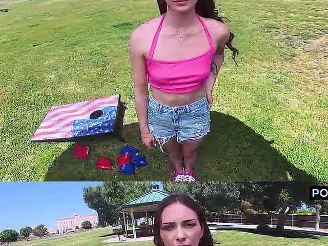 Tess Thompson Likes Being Her Boyfriend's Bang Doll