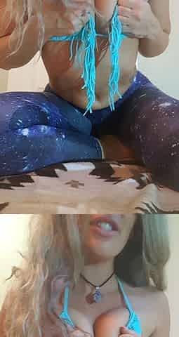 Blonde Teen Solo Masturbating On Webcam
