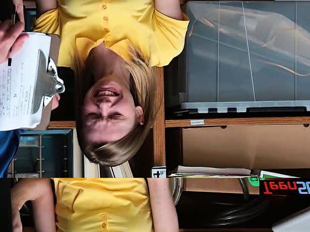 Nervous petite russian thief got caught and fucked