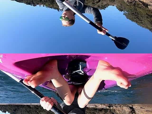Bare Feet JOI Kayak Tease - Risky Outdoor Soles in Public Bare Feet JOI Kayak Tease - Risky Outdoor Soles in Public
