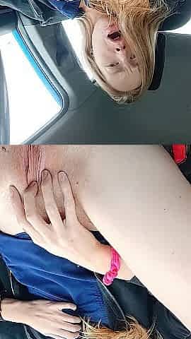 Banging my creamy constricted vagina in a church parking lot (full on OF perkygrace)