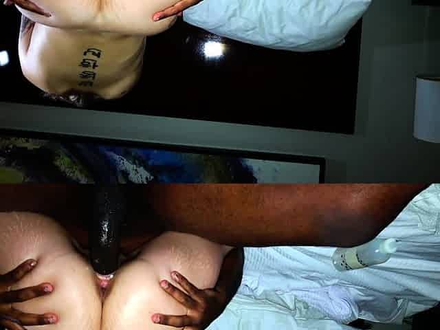 Amateur couple doing very hardcore doggystyle
