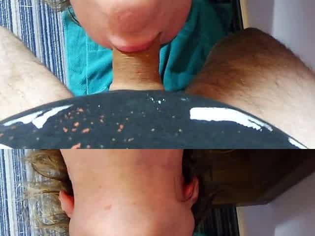 Deutsche MILF auf den Kopf gestellt, tiefer Oralsex