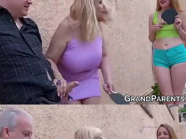 Grandpas Old Man Fucks Two Hot Milf Granddaughters In A - Liz Rainbow And Musa Libertina