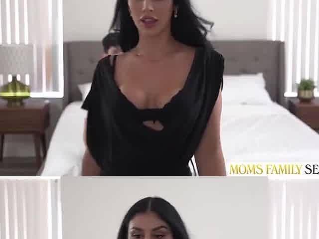 Horny Stepmom Queenie Sateen Says, Im So Wet, It Would Be So Easy To Just Sl
