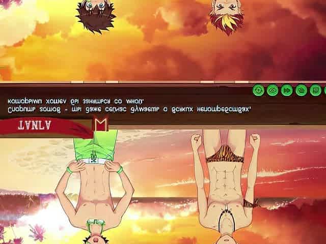 Scene two - Keitaro massaged Taiga booty (Russian dub)