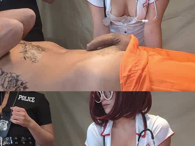 Doctor, Attention! the Detainee Has the Shot in the Barrel!