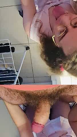 this doxy drools and chokes on this knob
