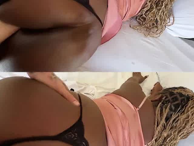 Horny Black Stepsister Will Do Anything To Get Bleached