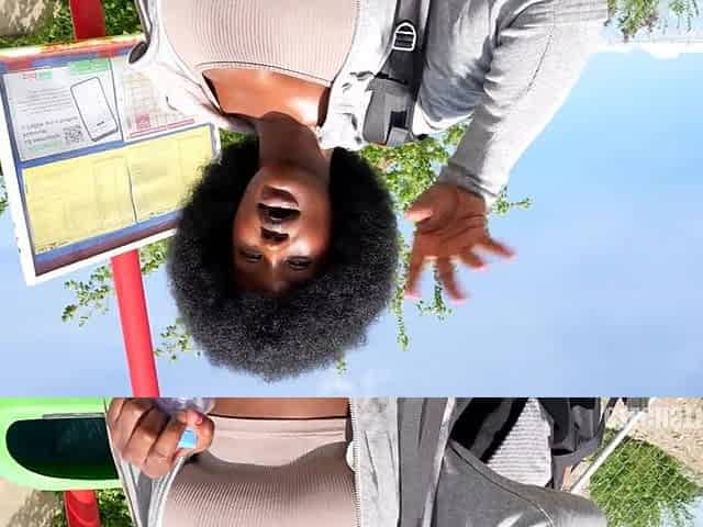 Shameless black babe POV mind-boggling xxx scene