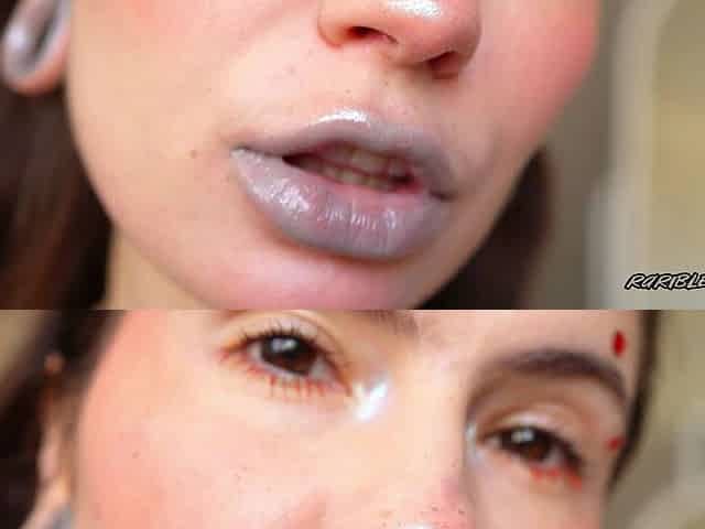 Creamy Silver Melting Kiss Close up