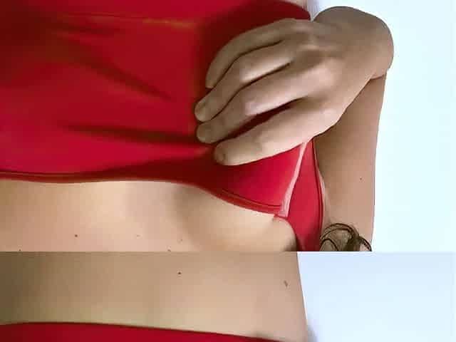 Massaging my Small Perky Tits and Hard Nipples