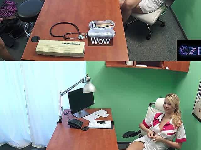Nasty CZECH Nurse arranges a Quick Screw in her Uniform - CzechXXX