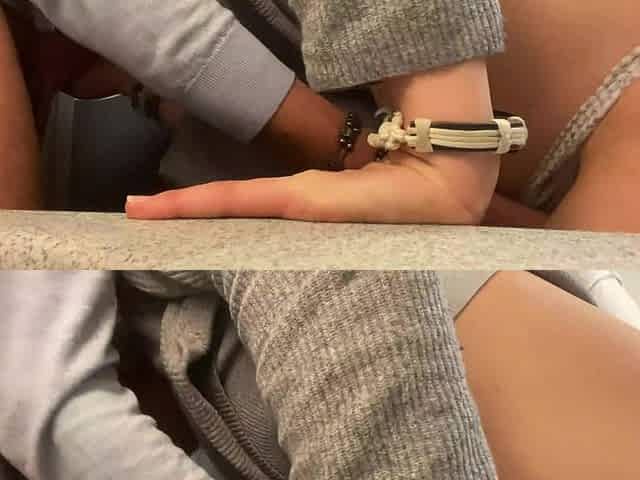 trio dans les wc du train