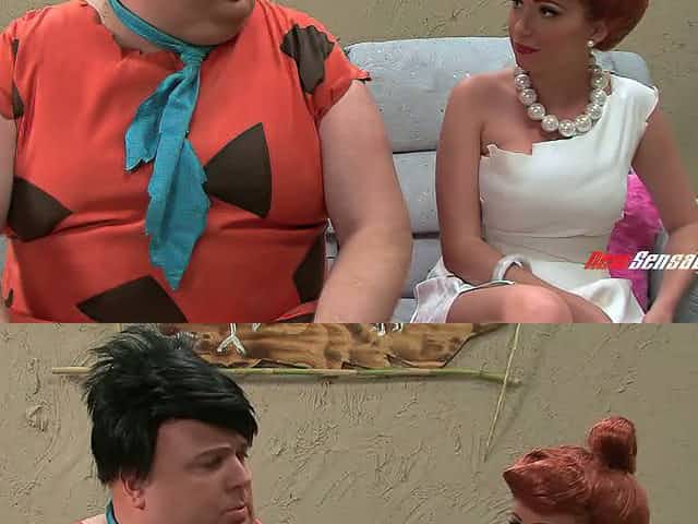 Amazing cast blunder interestingly while performing their play in a close up shoot
