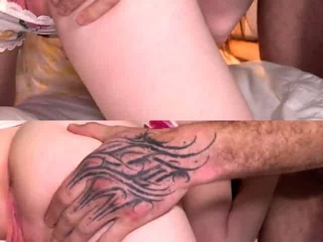 Skinny Stepdaughter Tight Pussy Pounded By Stepdad