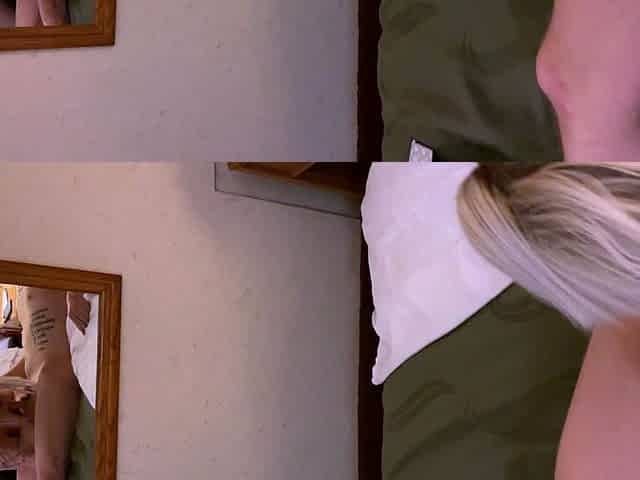 Big boobed busty girl make this self shot video