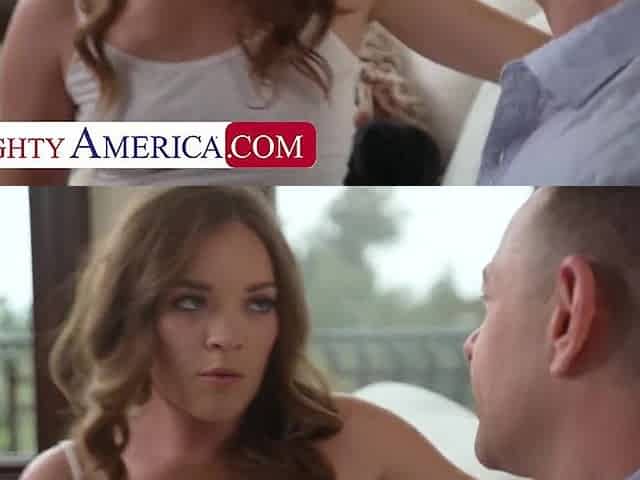 Excited Katie Kush desires neighbour's large dick and will do whatsoever it takes to have it inside her
