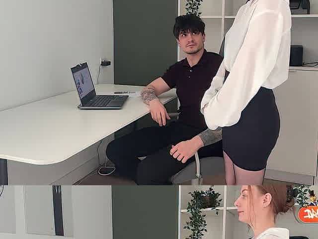 The Boss Screwed the Redhead Secretary in his Office