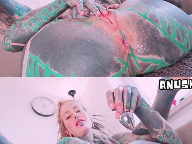 Extreme Solo Anal Play - Huge Gape, Dildo, Squirt & Beach Piss