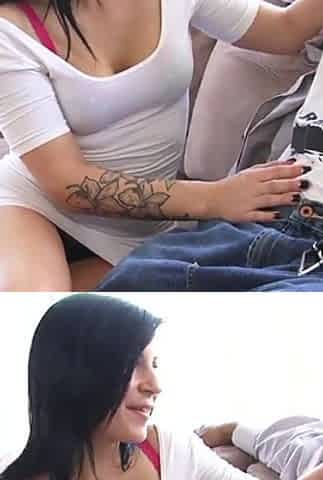 Tori Lux is a brunette who does an interracial anal fuck with black cock for cum