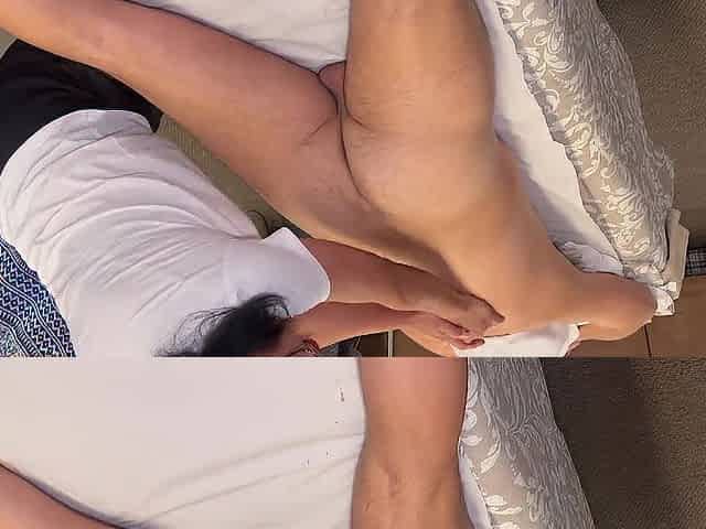 Tantric edging massage : it feels so valuable that guy cums whilst lying on his abdomen