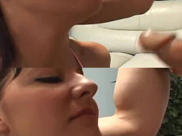 Brunette hair mother I'd like to fuck nylons hard screw cum on face