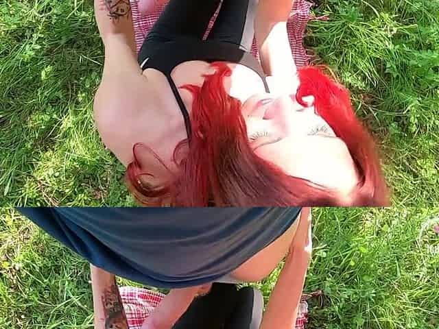 Redhair angel does footjob in sports leggings.jenny-youthful.net