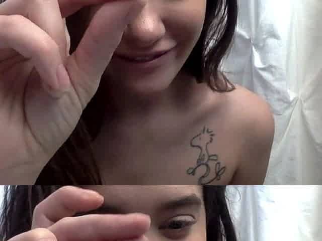Lewd amateur brunette teen meg davis webcam masturbation