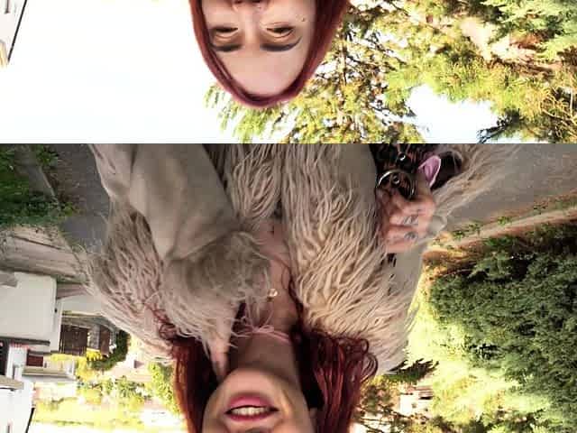 Public Agent - Latvian redhead POV blowjob and fast hard sex